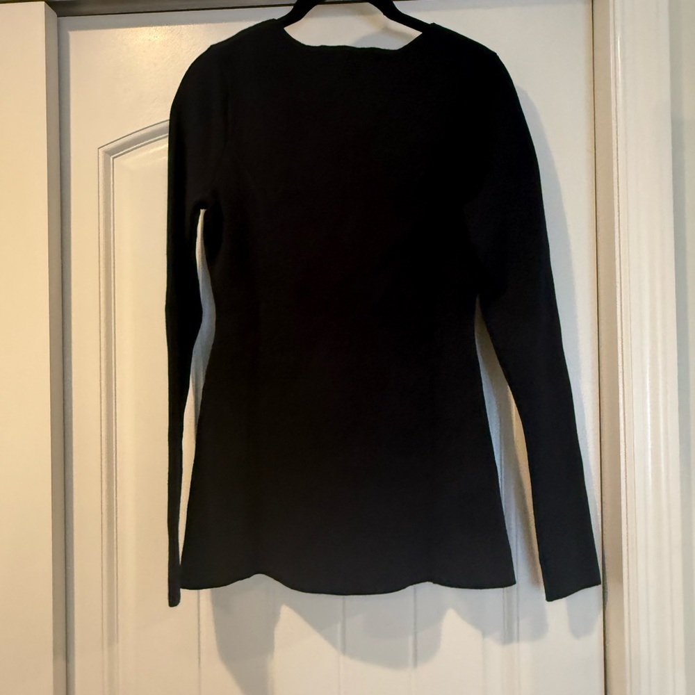 Aligne Daphne Waisted Knit Cardigan in Navy - Picture 4 of 5